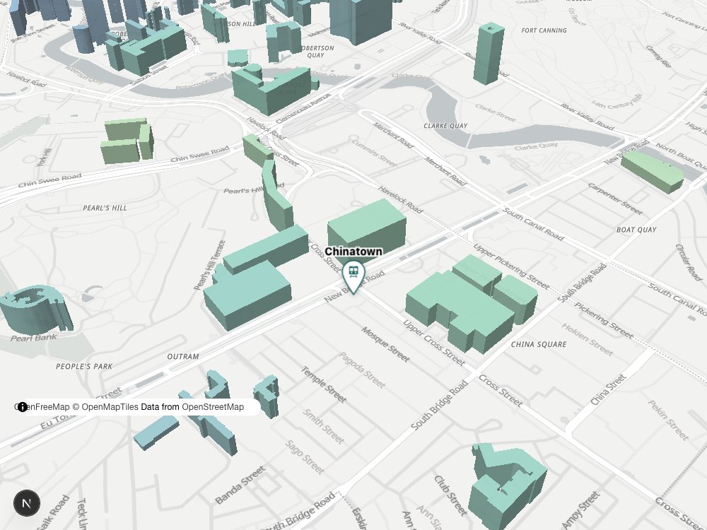 Map of Downtown Line