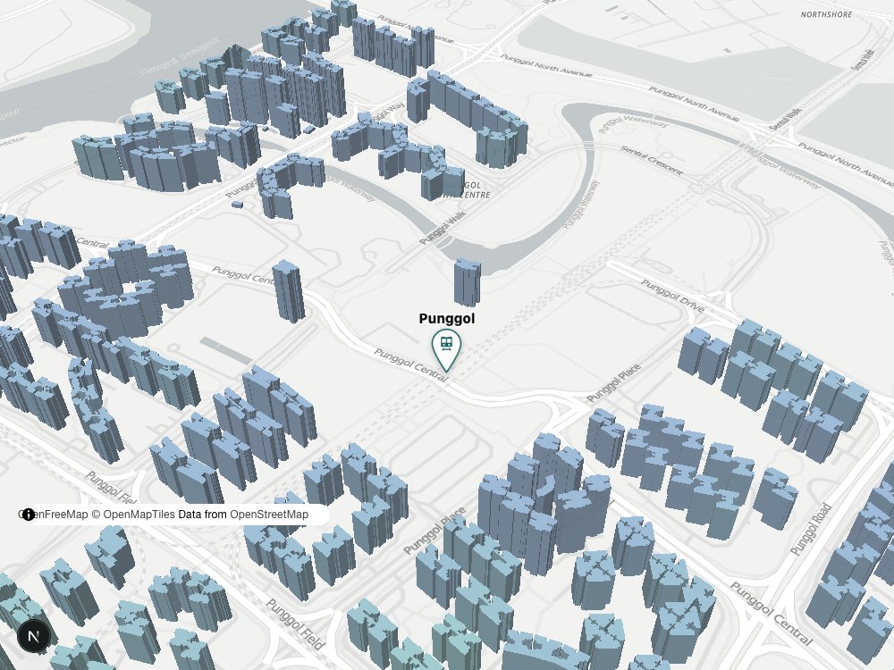 Map of Punggol LRT