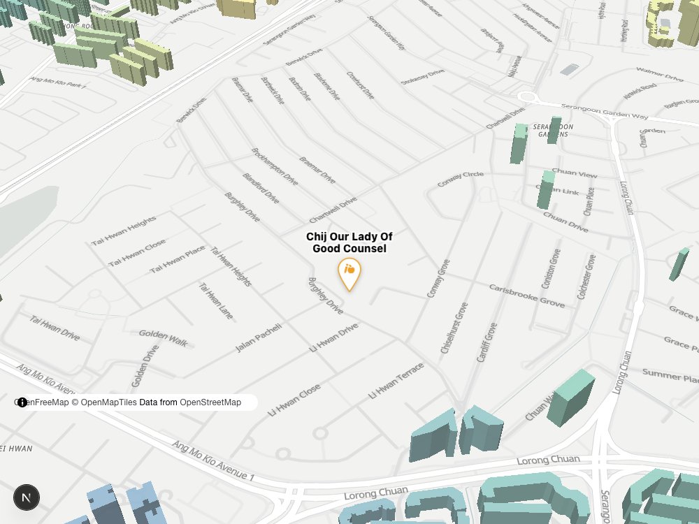 Map of Chij Our Lady Of Good Counsel