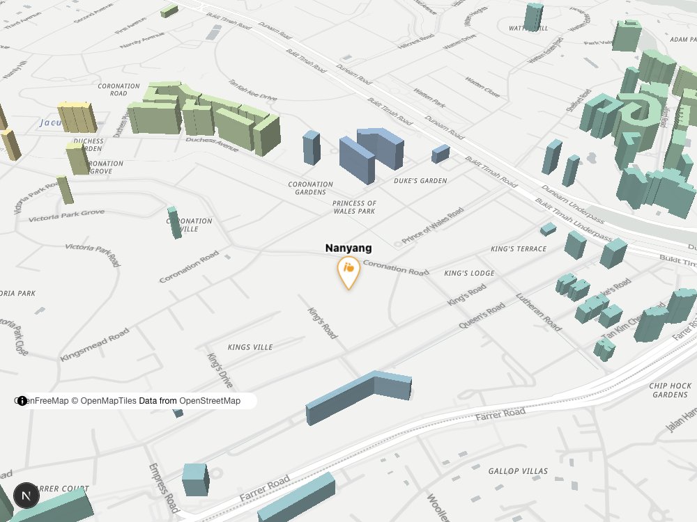 Map of Nanyang