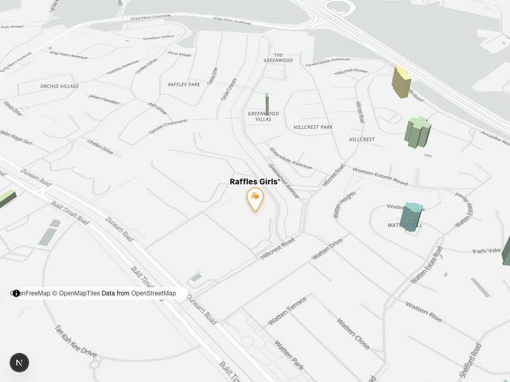 Map of Raffles Girls'